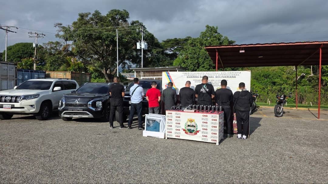 ? GNB detiene a ocho personas con drones y equipos de comunicación ingresados ilegalmente desde Colombia