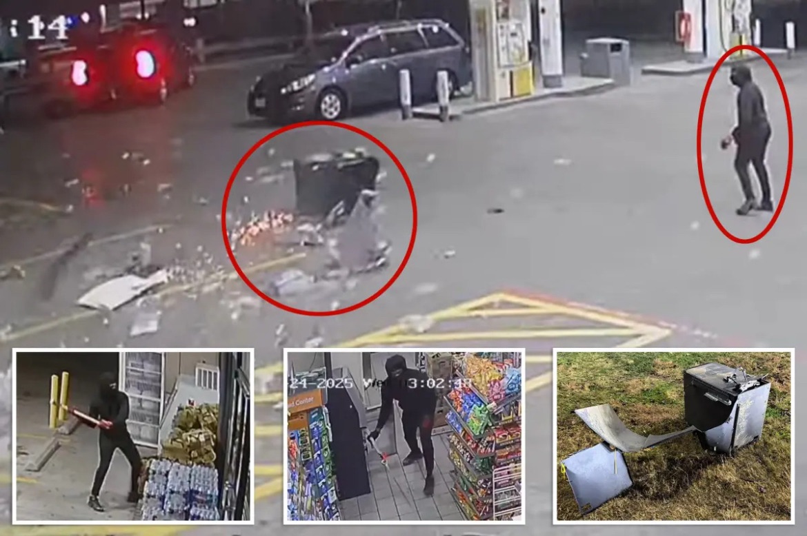 Texas Intento de robo frustrado a cajero automático deja destrucción en tienda de conveniencia durante Nochebuena