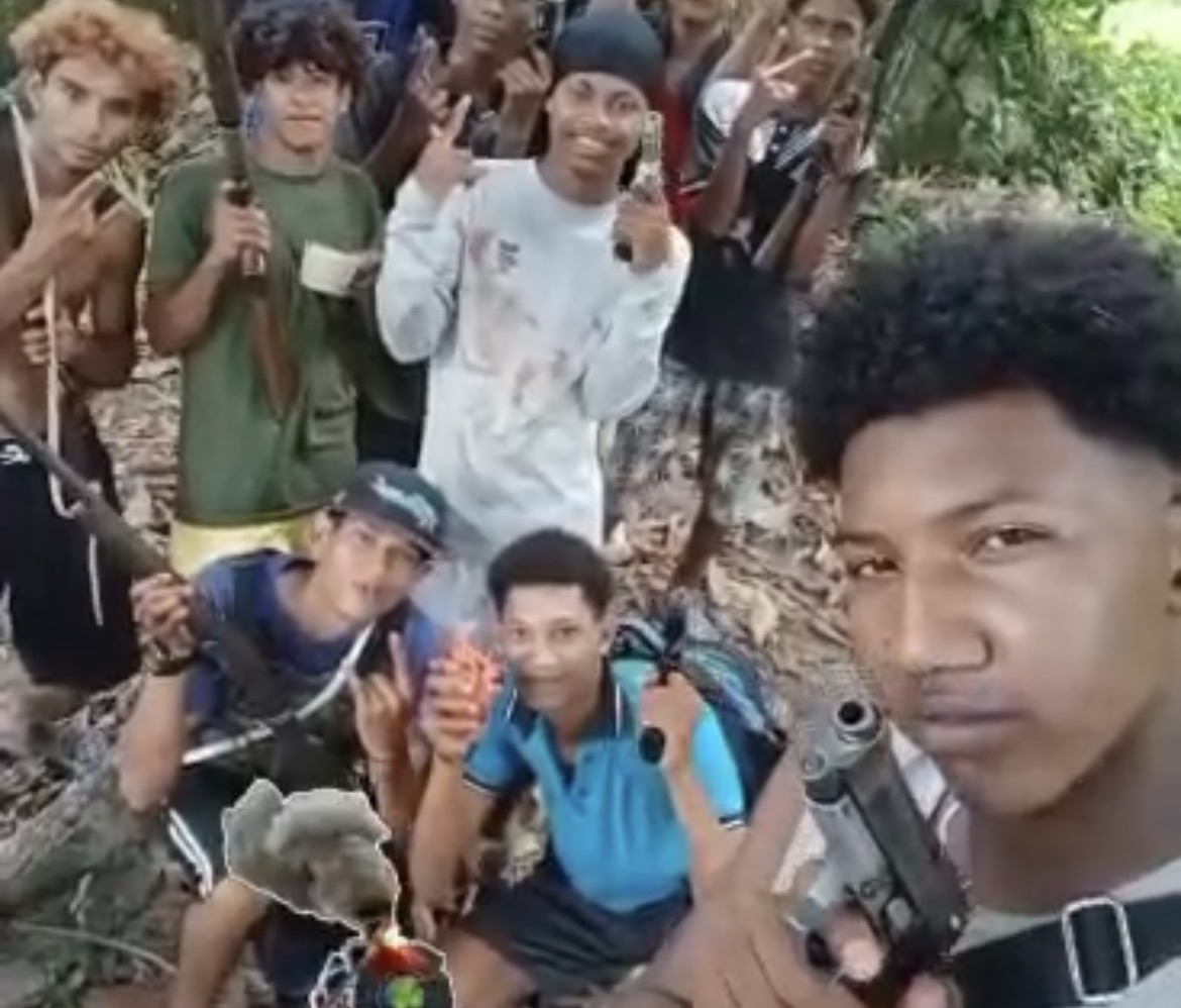 “El Tren de Barlovento”: jóvenes armados generan terror en Miranda con videos de extrema violencia