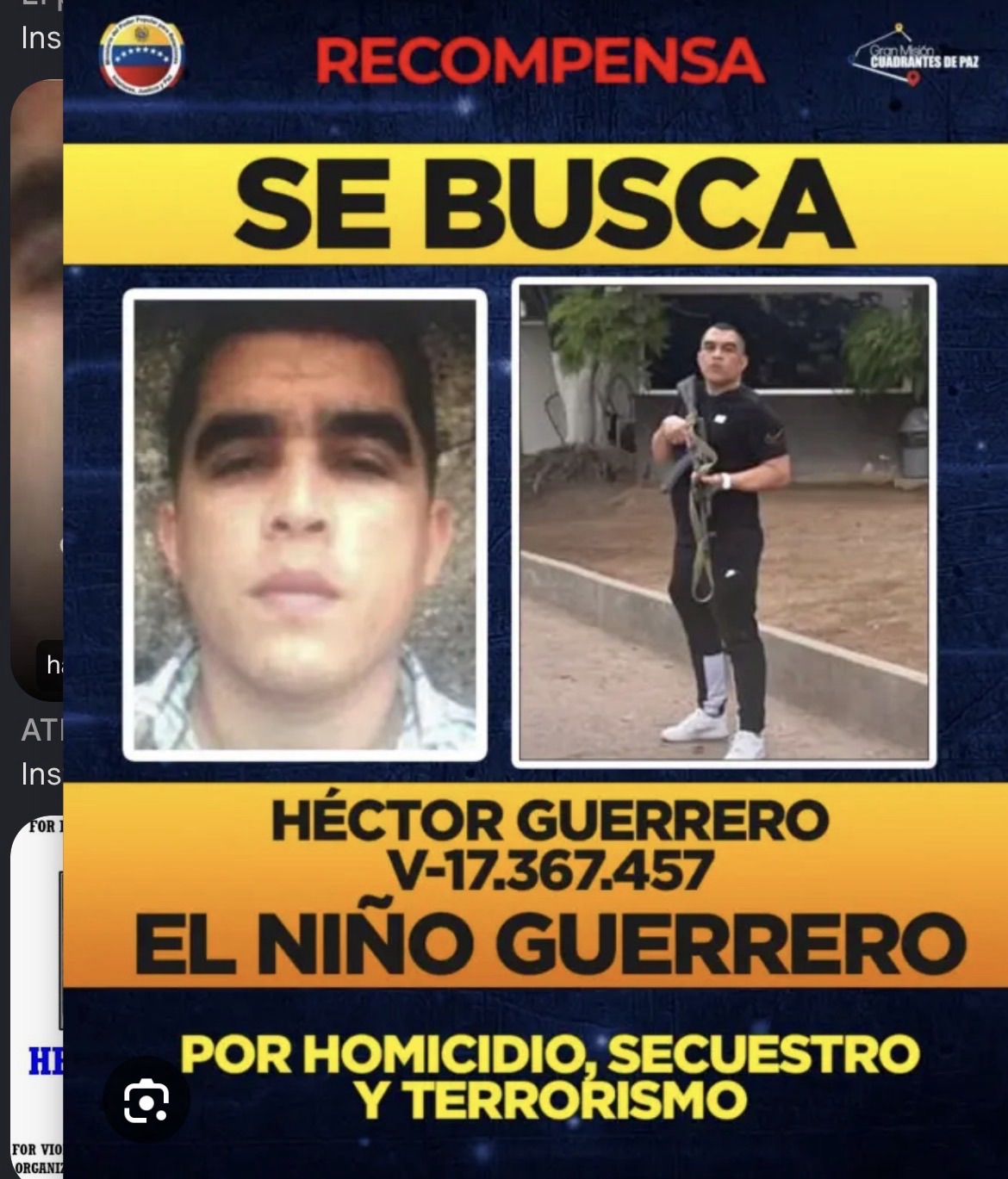 ? Estados Unidos informa que líder del Tren de Aragua habría muerto en una operación en el estado Bolívar